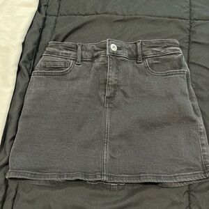 Abercrombie & Fitch Charcoal Mini Skirt